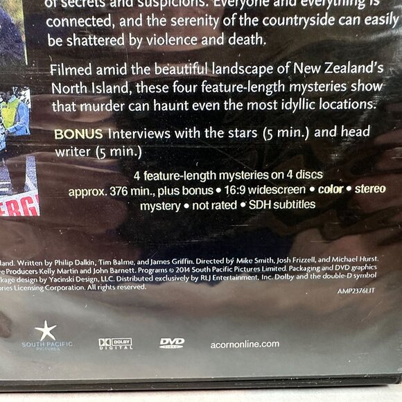 The Brokenwood Mysteries Series 1 DVD Set 4 Discs 376 Min Acorn TV Widescreen - Picture 6 of 15